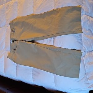 Womens Ann Taylor Loft Julie Fit Khaki Capris - 8